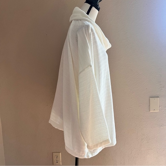 J Jill white chenille cowl neck tunic - Picture 4 of 7